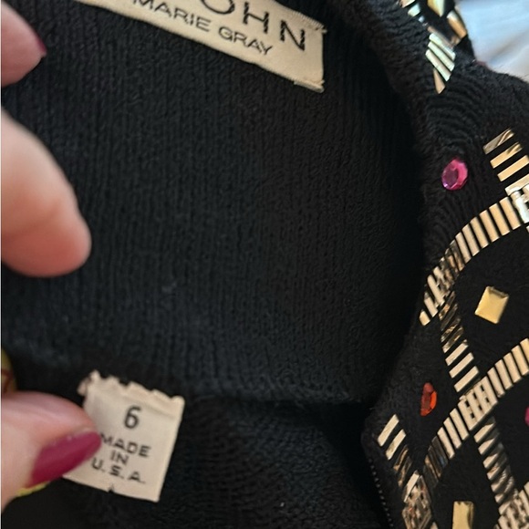 Vintage St John Bejeweled Short Jacket - Picture 3 of 4